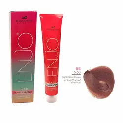 رنگ مو انجو قهوه ای کاکائویی روشن شماره R5 (6.53) حجم ۱۰۰ میلی لیتر - گل انار