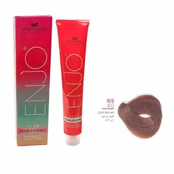 رنگ مو انجو قهوه ای تیره شماره N3 (4.0) حجم ۱۰۰ میلی لیتر - گل انار