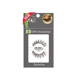 مژه جفتی Z-409) HUMAN HAIR 5D) کد H47 - گل انار