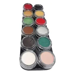 پالت سایه چشم ۱۲ رنگ هانتین مدل Aqua Color - گل انار