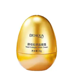 ماسک صورت بایو آکوا مدل Yeast Collagen وزن 30 گرم - گل انار