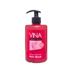 ماسک مو وینا بدون آبکشی حاوی عصاره رزهیپ حجم ۵۰۰ میلی لیتر - گل انار