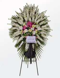 تاج گل یک طبقه شبو ترحیم