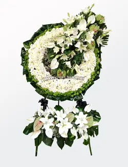 تاج گل ترحیم اروپایی شیک