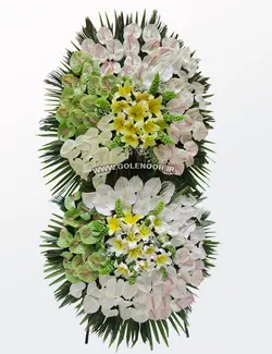 تاج گل دوطبقه ترحیم حجیم