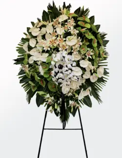 تاج گل ترحیم ارکیده شیک