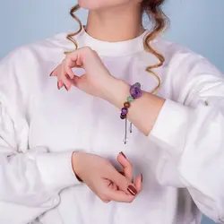 دستبند هفت چاکرا طرح آناندا