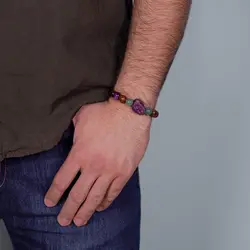 دستبند هفت چاکرا طرح آناندا