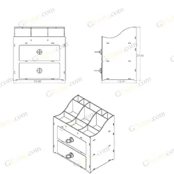 طرح لیزر استند ارایشی مونرو