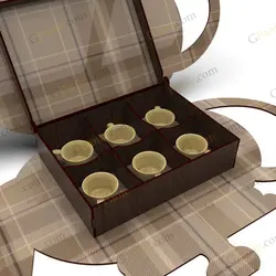 طرح لیزر تیباکس قوری