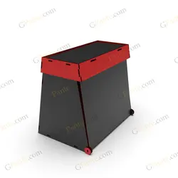طرح لیزر باکس هدیه تیپر