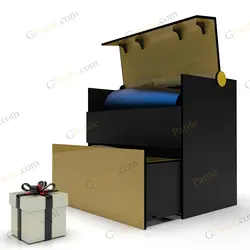 طرح لیزر باکس هدیه مرسدس