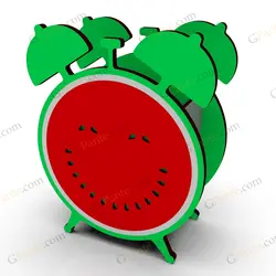 طرح لیزر تحریر کلاک