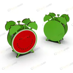 طرح لیزر تحریر کلاک