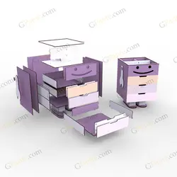 طرح لیزر تحریر روبوت
