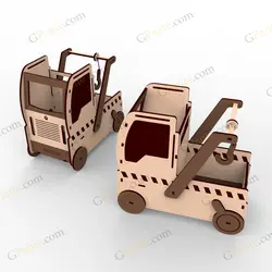 طرح لیزر پازل یدک کش شلدون