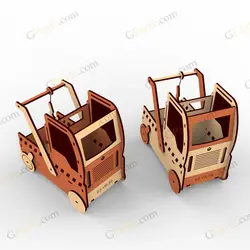 طرح لیزر پازل یدک کش شلدون