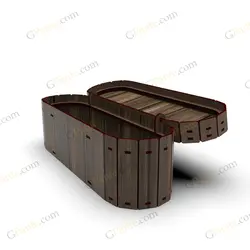 فایل لیزری جعبه هدیه و کادویی مدل هوای تو