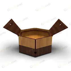 فایل برش لیزر جعبه کادویی مدل رامتین