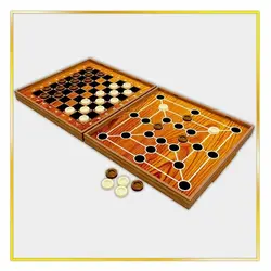 طرح برش لیزر 8 بازی در یک جعبه منچ | تخته نرد | شطرنچ | مار و پله