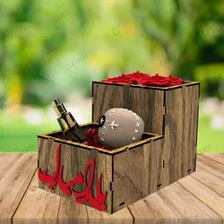 فایل لیزری جعبه هدیه چله