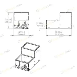 فایل لیزری جعبه هدیه چله