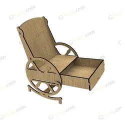 طرح جعبه هدیه و گل راکینگ