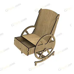 طرح جعبه هدیه و گل راکینگ