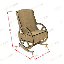 طرح جعبه هدیه و گل راکینگ