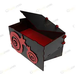 دانلود فایل لیزری باکس هدیه ترن
