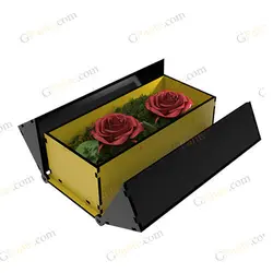 دانلود طرح لیزری باکس گل و هدیه ولف