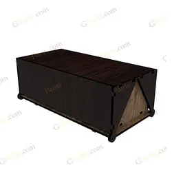 دانلود طرح لیزری باکس گل و هدیه ولف