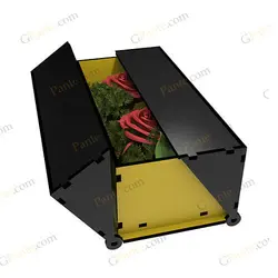 دانلود طرح لیزری باکس گل و هدیه ولف