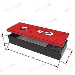 طرح برش لیزری باکس هدیه حافظ