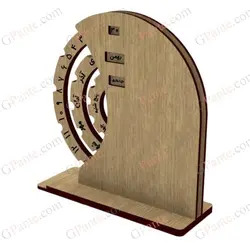 طرح تقویم رومیزی هدف-مکانیکی