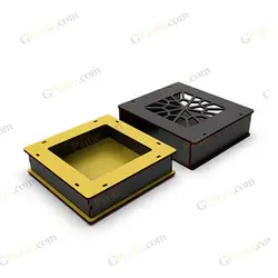 دانلود طرح لیزر جعبه محصول زعفران