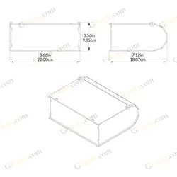 فایل لیزر باکس گل گندم