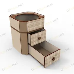 فایل لیزر باکس گل منور