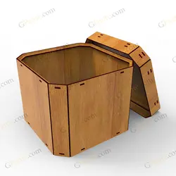 فایل لیزر باکس هدیه نوین
