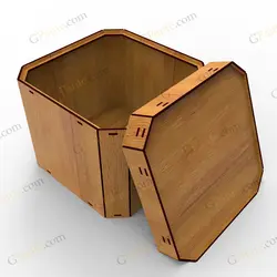 فایل لیزر باکس هدیه نوین