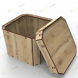 فایل لیزر باکس هدیه نوین