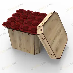 فایل لیزر باکس هدیه نوین