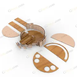 فایل لیزر سینی سرو ماندانا