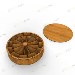 فایل لیزر باکس خشکبار فندق