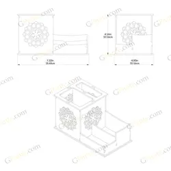 طرح لیزر تحریر شمس