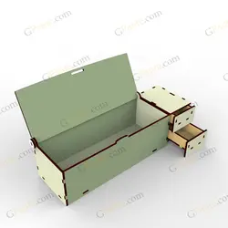 طرح لیزر جامدادی شامل