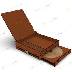 طرح لیزر باکس هدیه نید