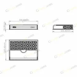 فایل لیزر باکس خشکبار ماژی