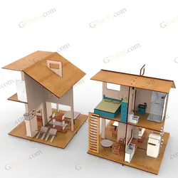 طرح لیزر بازی ماکت خانه فول آپشن