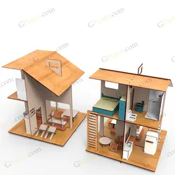 طرح لیزر بازی ماکت خانه فول آپشن